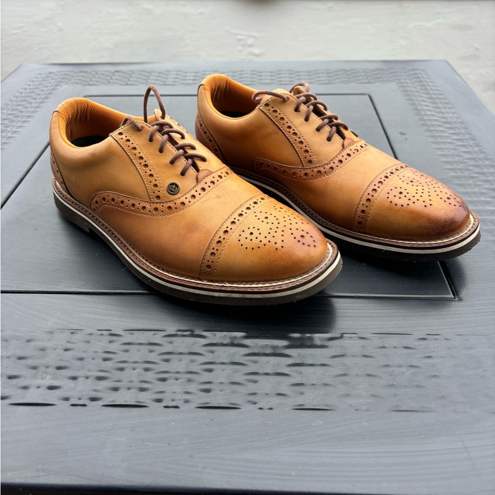 G/FORE Gallivanter Leather Spikeless Golf Shoe Men’s Size 9